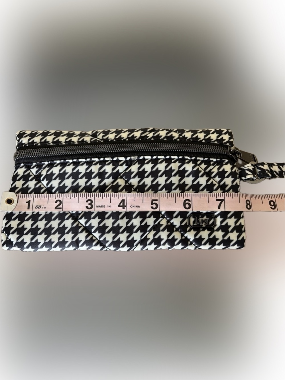 Lug Saunter & Sway Duffel & Pouch Set NWT. Micro Houndstooth - Picture 11 of 13